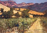 Wine Canvas Paintings - Wine Country
